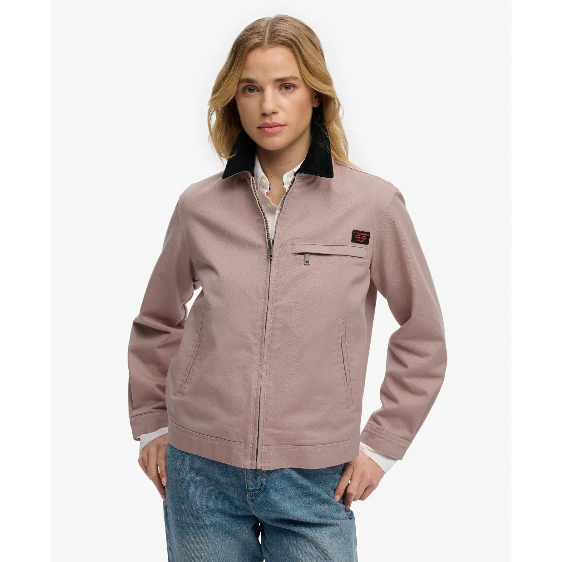 Casaco de mulher com gola de veludo Superdry Ranch 2/7