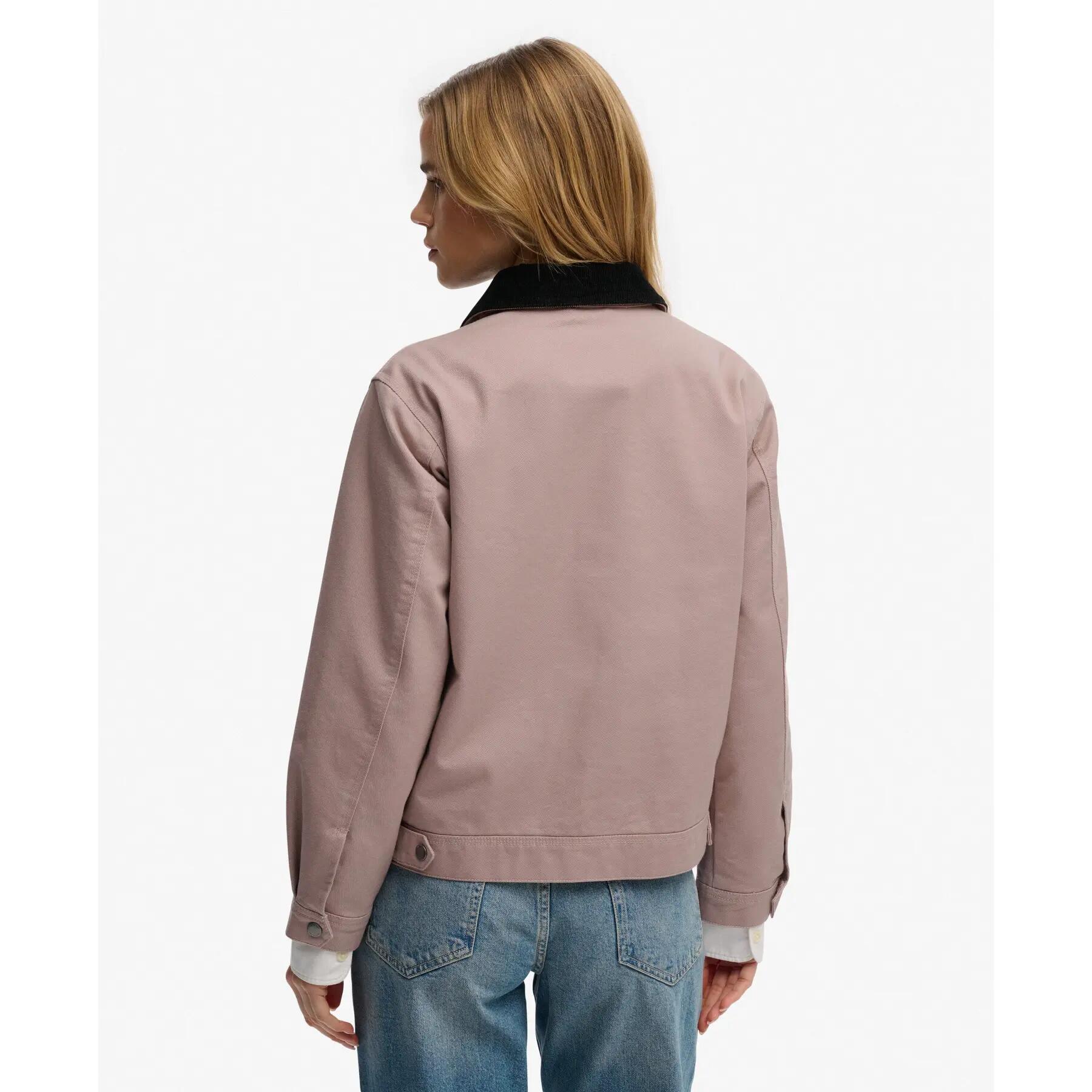 Casaco de mulher com gola de veludo Superdry Ranch 5/7