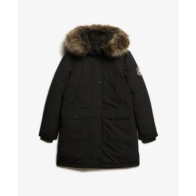 Vrouwen parka met nepbont superdry everest