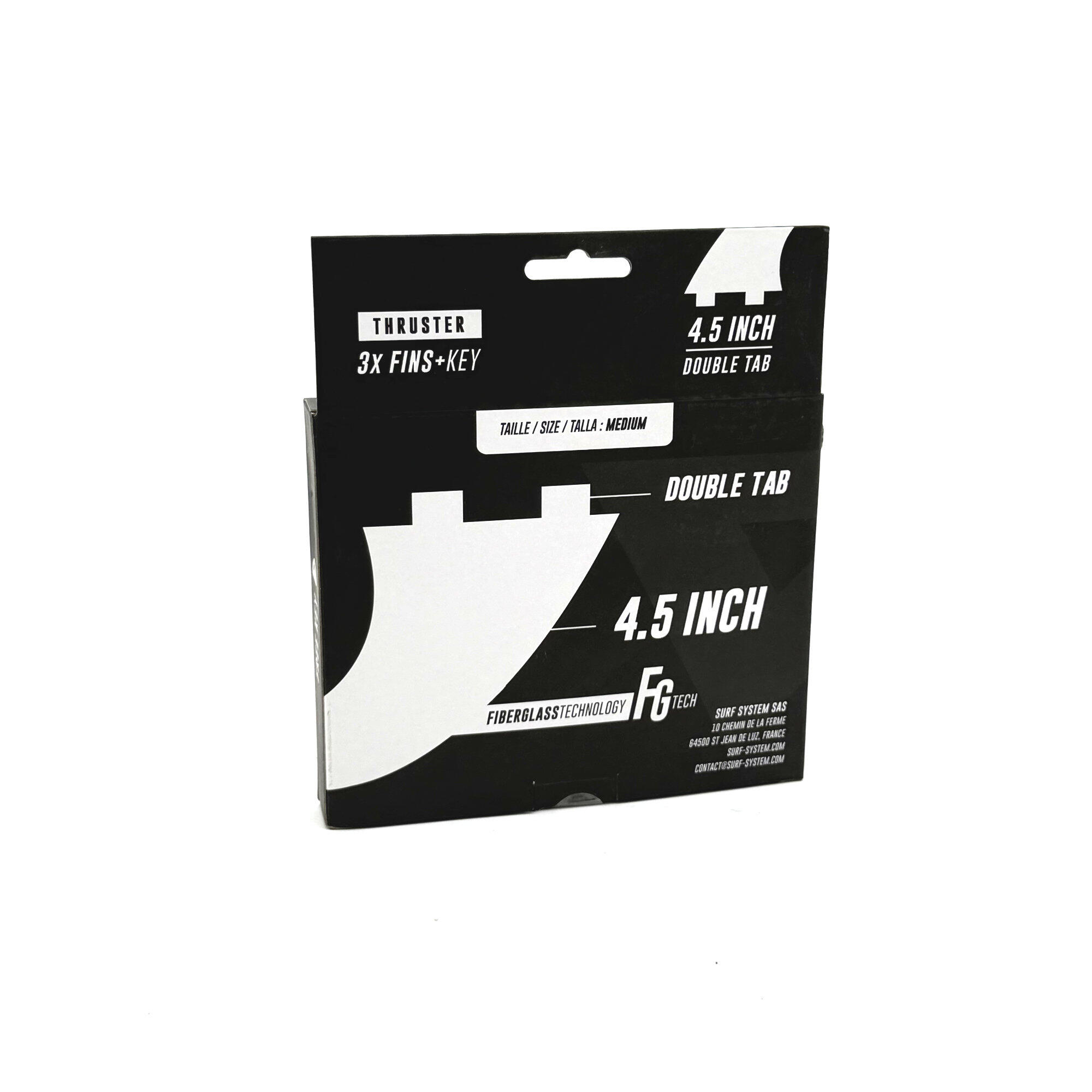 VICTORY - Thruster Fins Set Medium - Fiberglass - FCS Compatible - Plum 3/3
