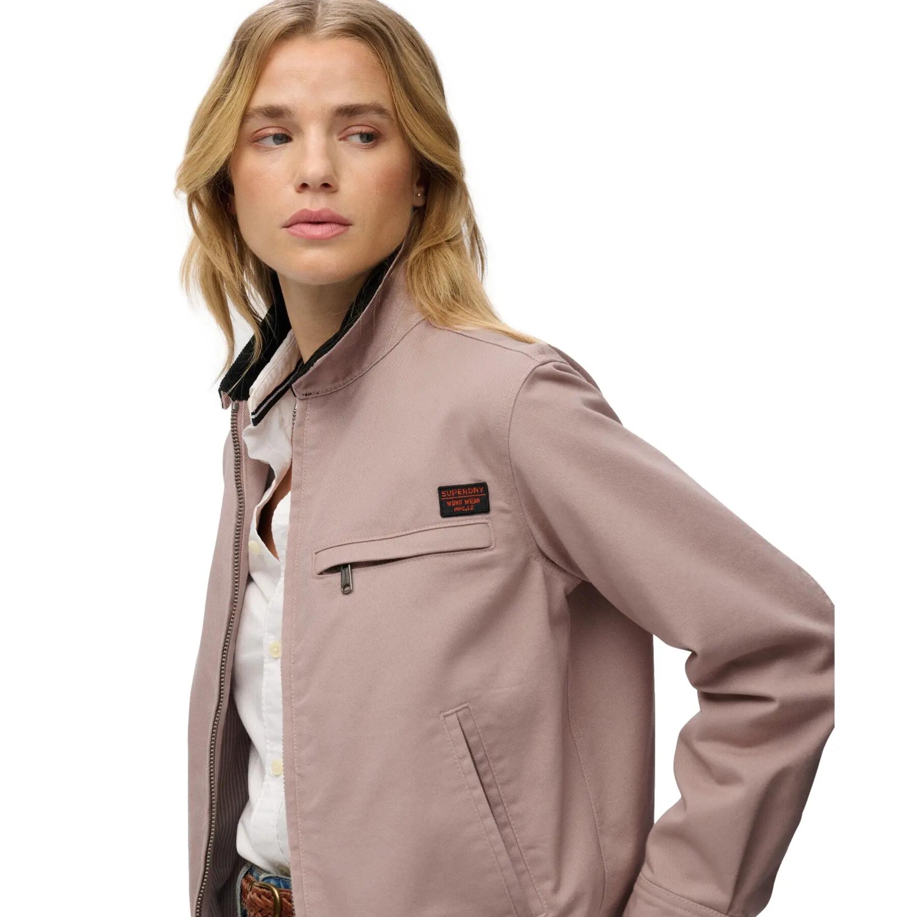 Casaco de mulher com gola de veludo Superdry Ranch 7/7