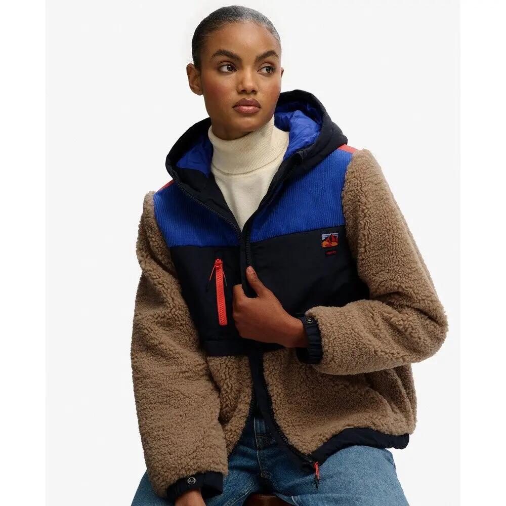 Veste à capuche polaire femme Superdry 4/7