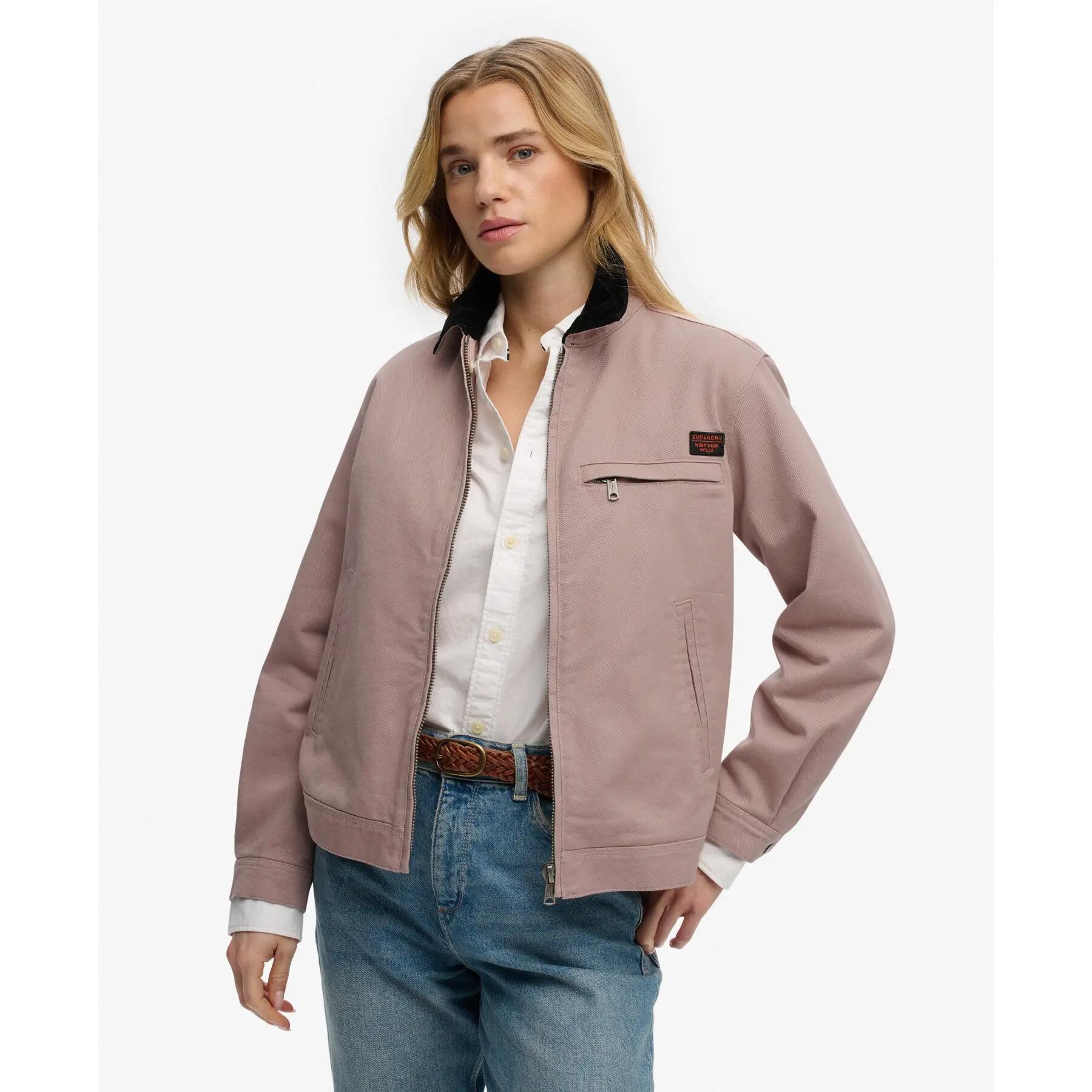 Casaco de mulher com gola de veludo Superdry Ranch 4/7