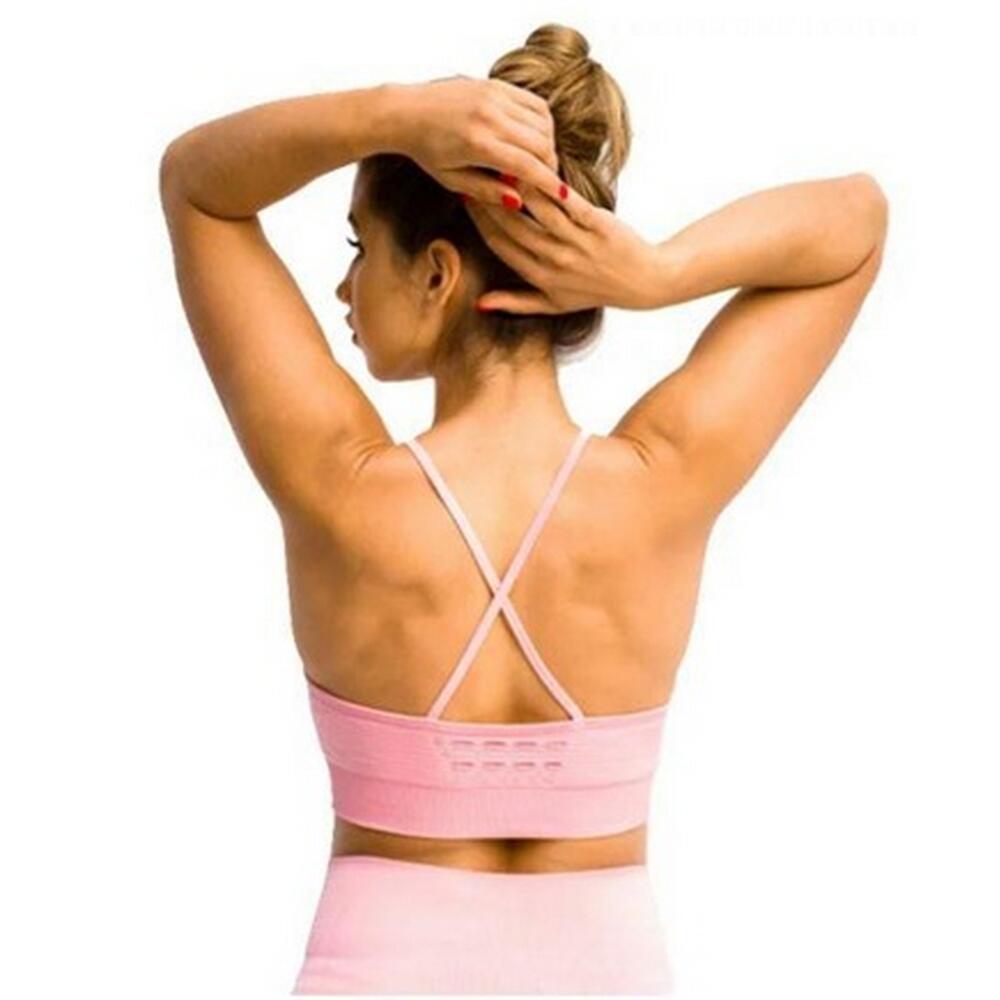 Reggiseno Sportivo Donna Gym Hero California Cute Rosa 2/2