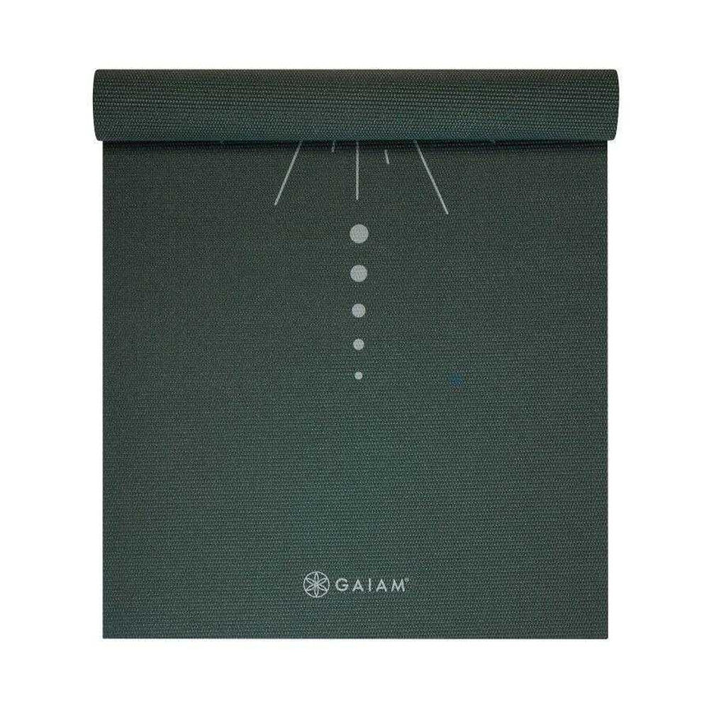 Tapis De Yoga Motif/style Logo (Vert) Taille unique 2/4