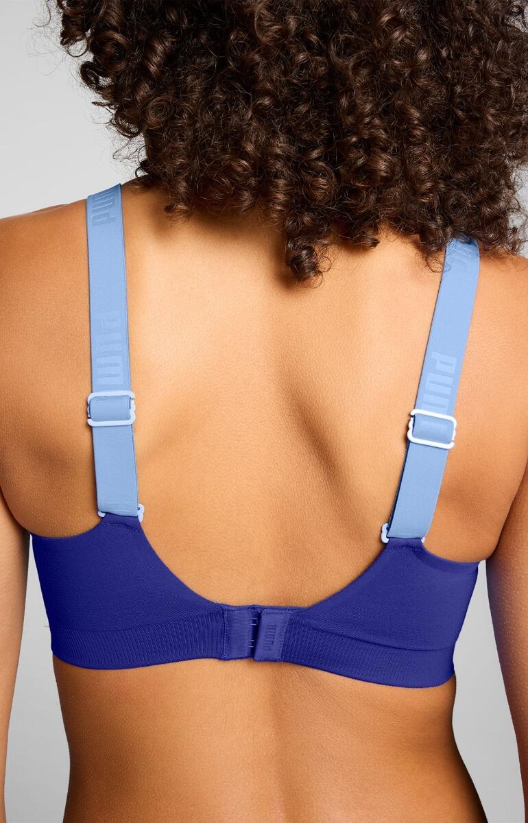 Puma Damen Sporttop 3D Knit Blau 3/6