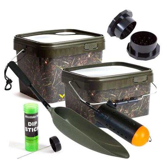 X2 Zestaw do nęcenia - łopatka i rakieta