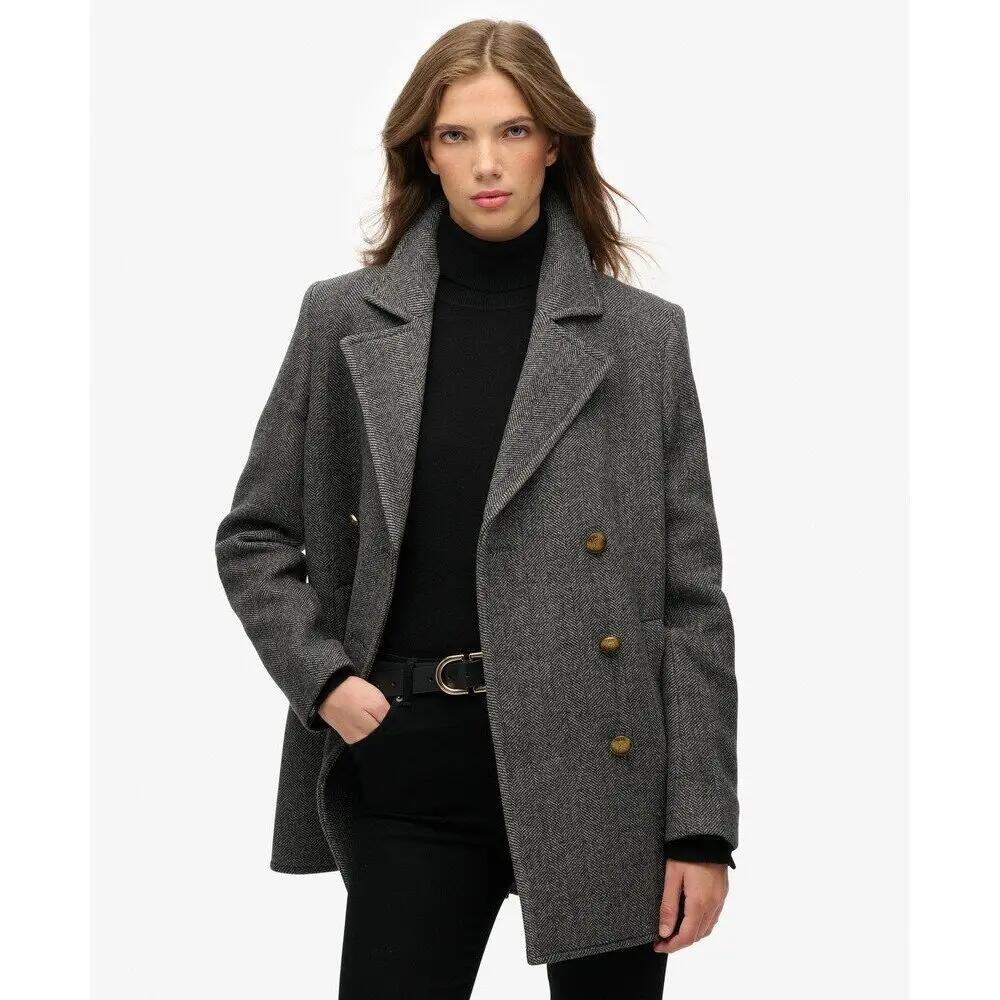 Casaco de mulher Superdry Caban 3/6