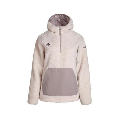 Felpa in pile con cappuccio da donna KISSI M Izas