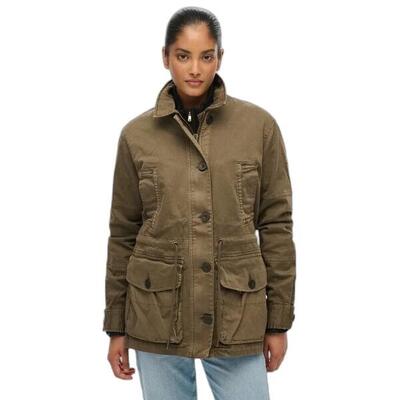 Lage taille parka voor dames superdry