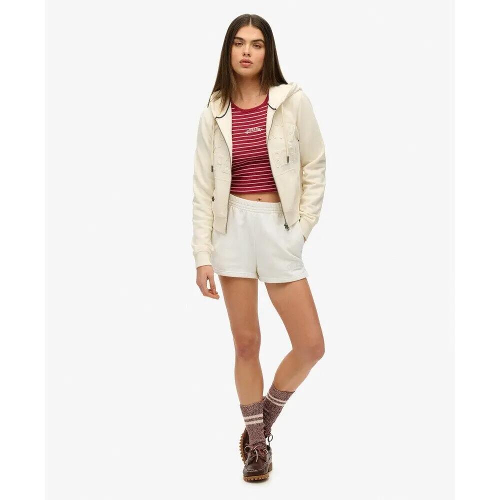 Short ricamato tono su tono donna Superdry Athletic Essentials 3/7