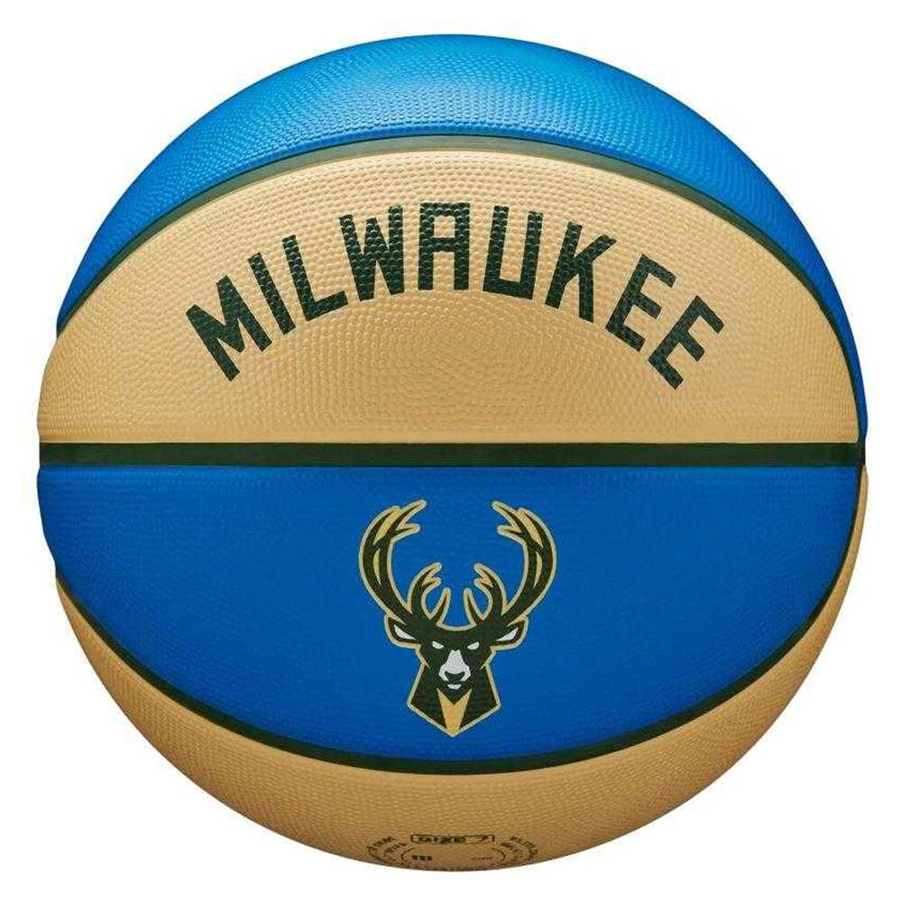 Pallacanestro NBA Wilson Milwaukee Bucks Beige Blu 7 2/3