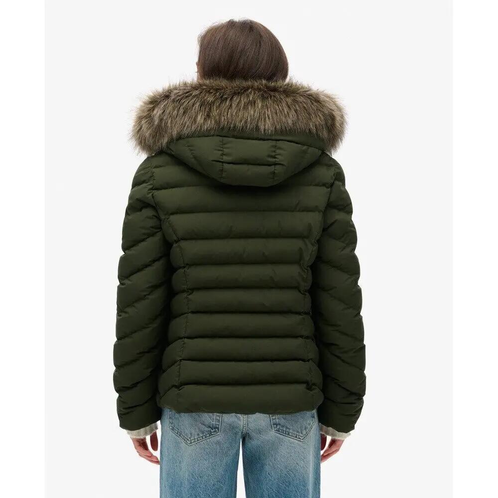 Doudoune à capuche en fourrure synthétique femme Superdry Fuji 3/6