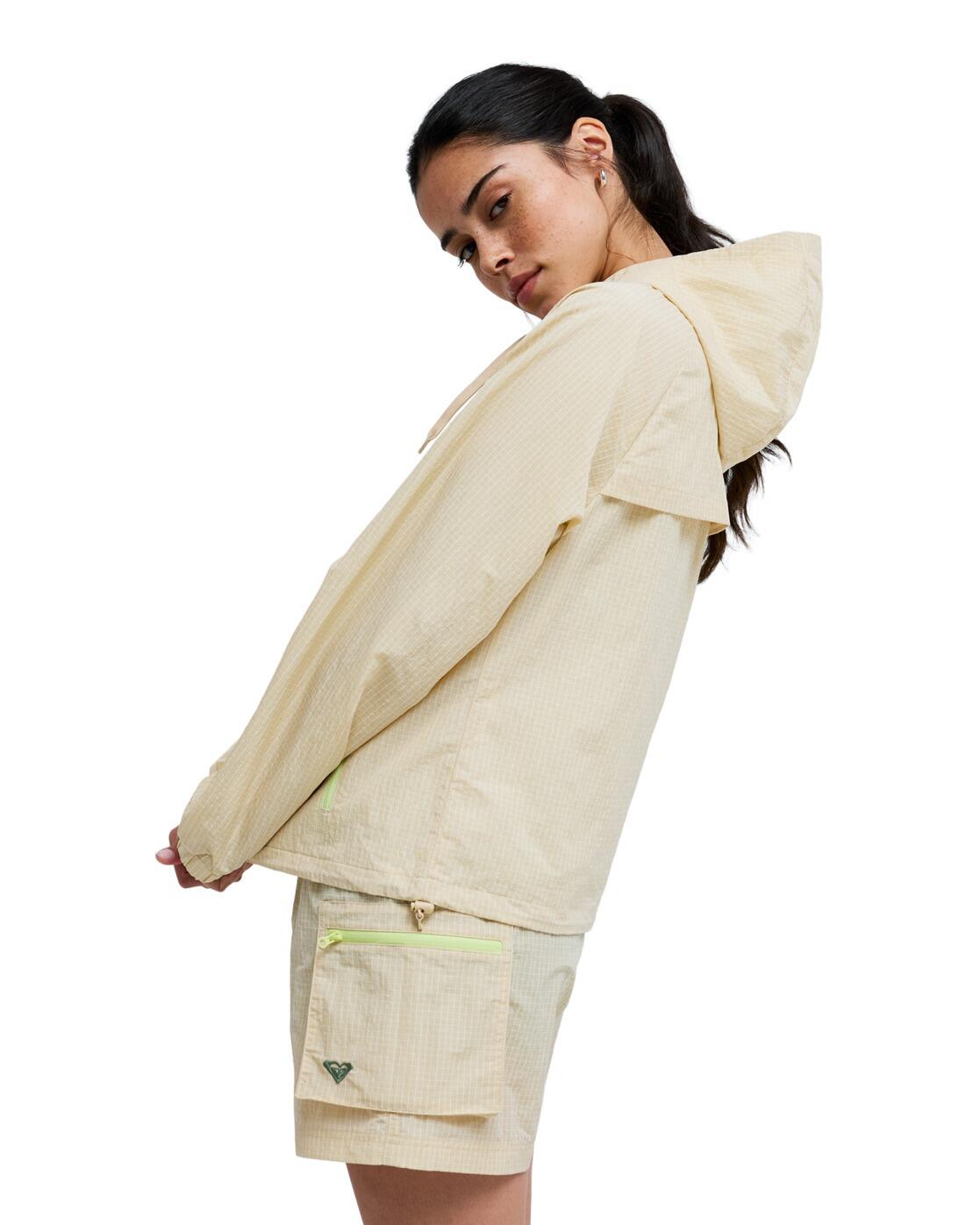Chaqueta resistente al agua BOUNDLESS SPIRIT 2 Beige Mujer 3/4