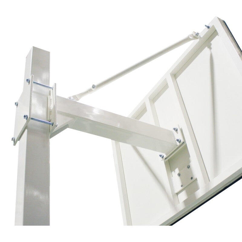 2 Cestas Minibasket Monotubo 100x100 mm con Base 4/4