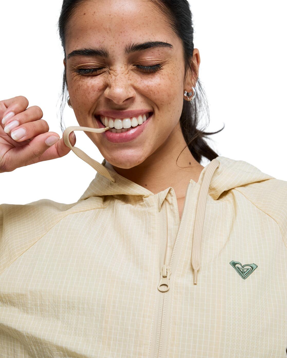 Chaqueta resistente al agua BOUNDLESS SPIRIT 2 Beige Mujer 4/4