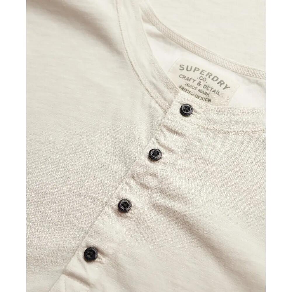 T-shirt a maniche lunghe con colletto alla tunisina Superdry Jersey 2/2
