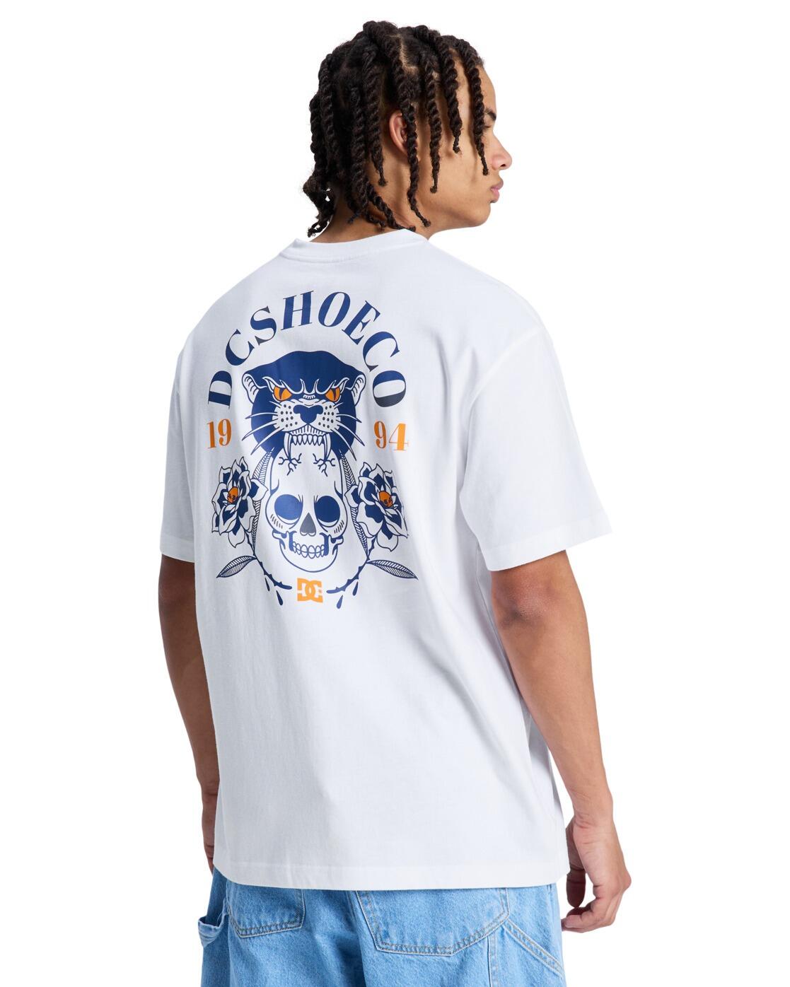 Camiseta de manga corta DC TIGER BITE Blanco Hombre 2/4