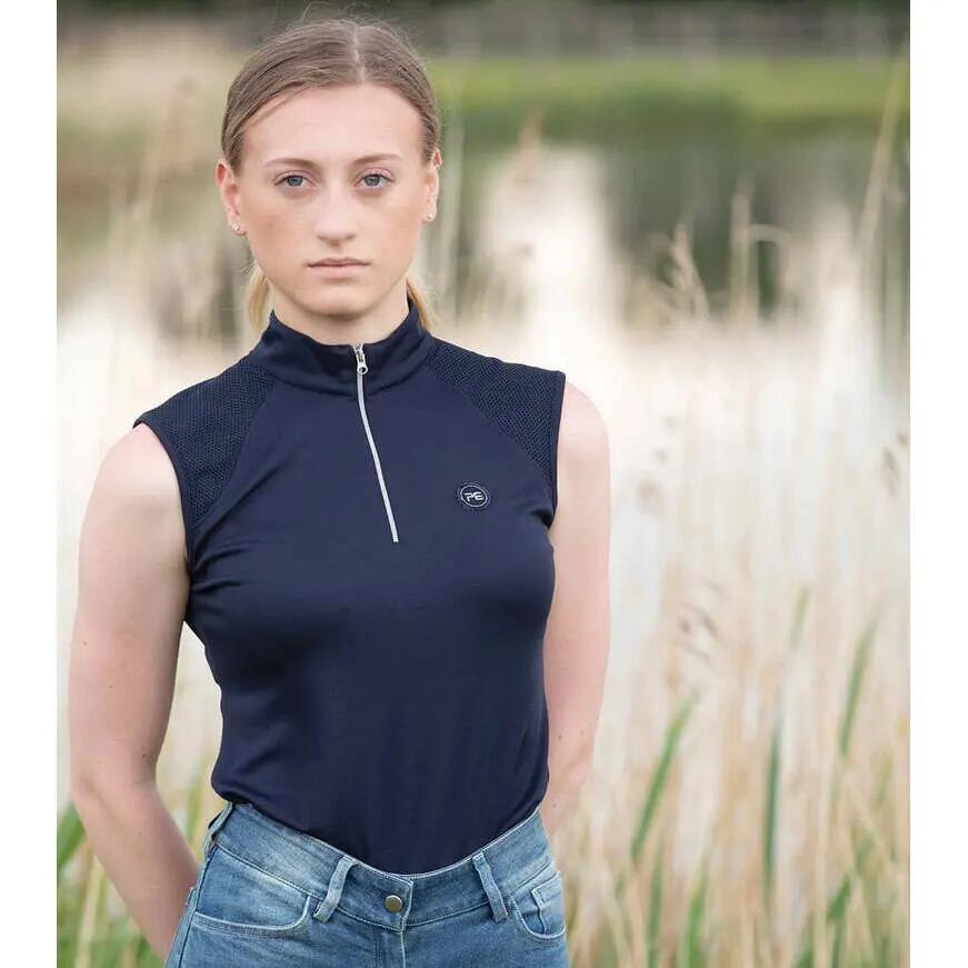 Maillot équitation sans manches femme Premier Equine Derina 6/6