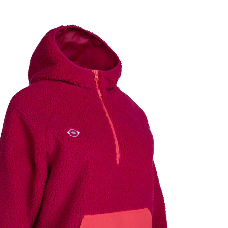 Felpa in pile con cappuccio da donna KISSI M Izas 3/4