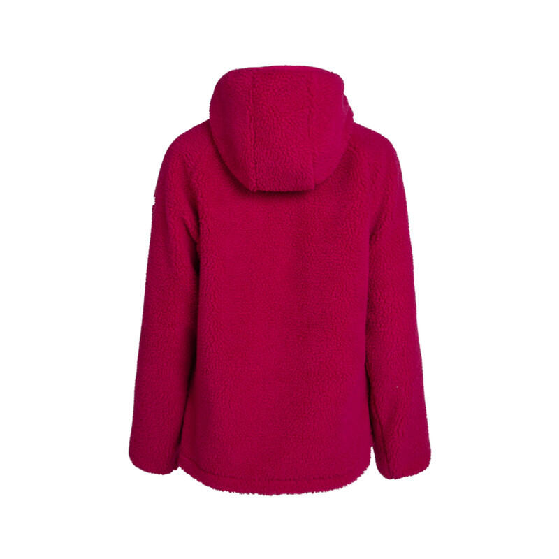 Felpa in pile con cappuccio da donna KISSI M Izas 2/4