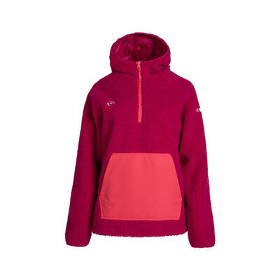Felpa in pile con cappuccio da donna KISSI M Izas