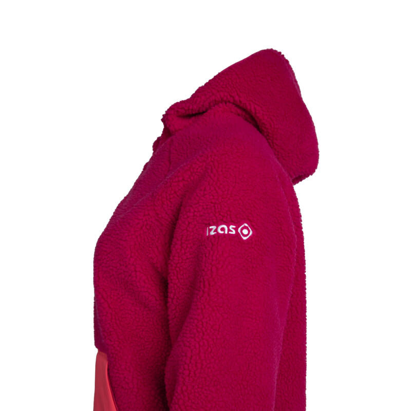 Felpa in pile con cappuccio da donna KISSI M Izas 4/4