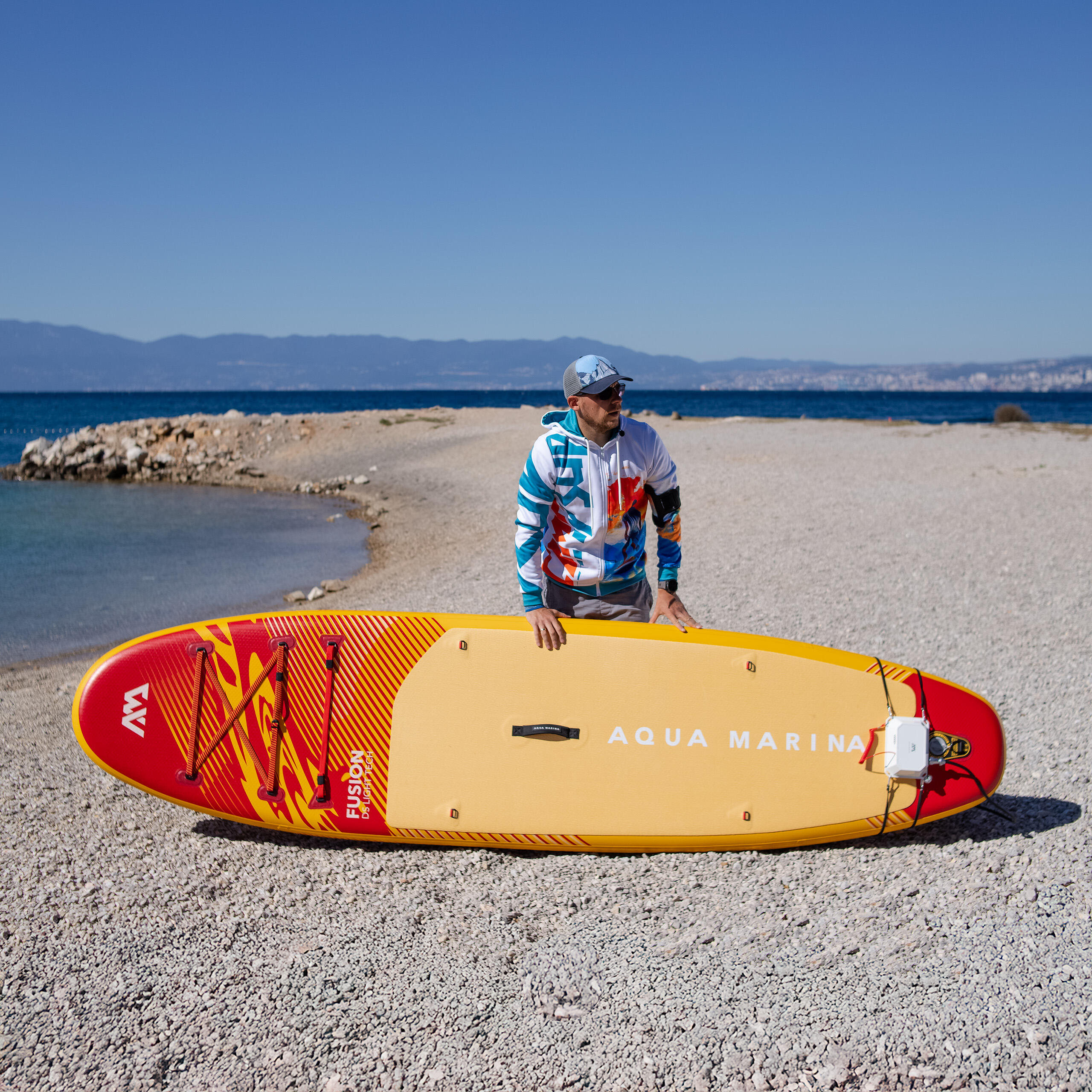 Deska SUP Pompowana Aqua Marina Fusion 330 cm 2026 + Wiosło Carbon Pastel 5/7