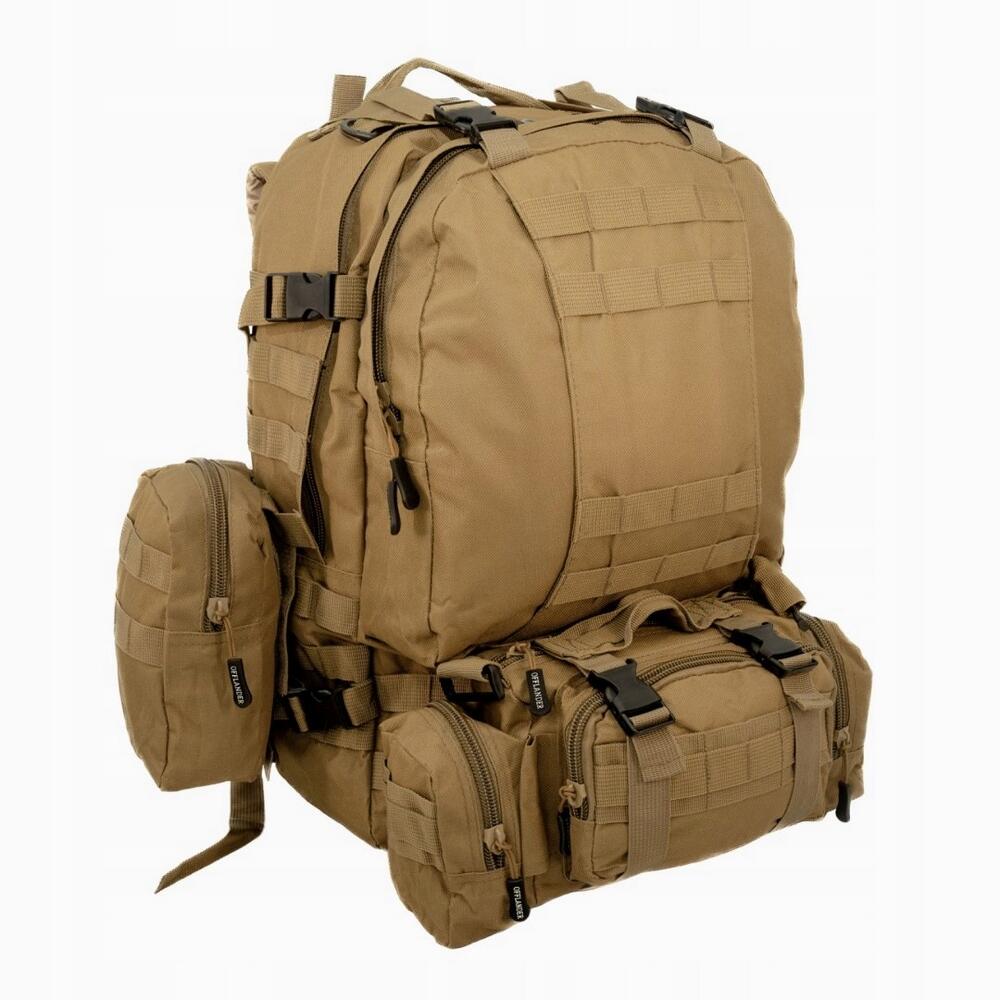 18L Zaino Da Trekking Offlander Survival Combo Marrone 4/4