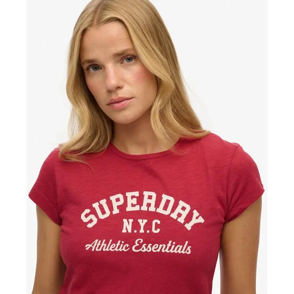 T-shirt femme Superdry Athletic Essential Slub 4/4