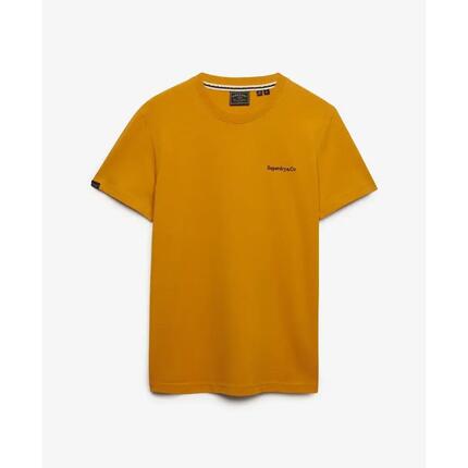 superdry T‑shirt Essential Company Logo brodé slim en coton – Sleet Grey