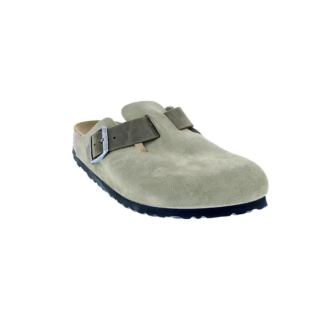 Zuecos BIRKENSTOCK  Boston Mixed Verde  Hombre 4/4