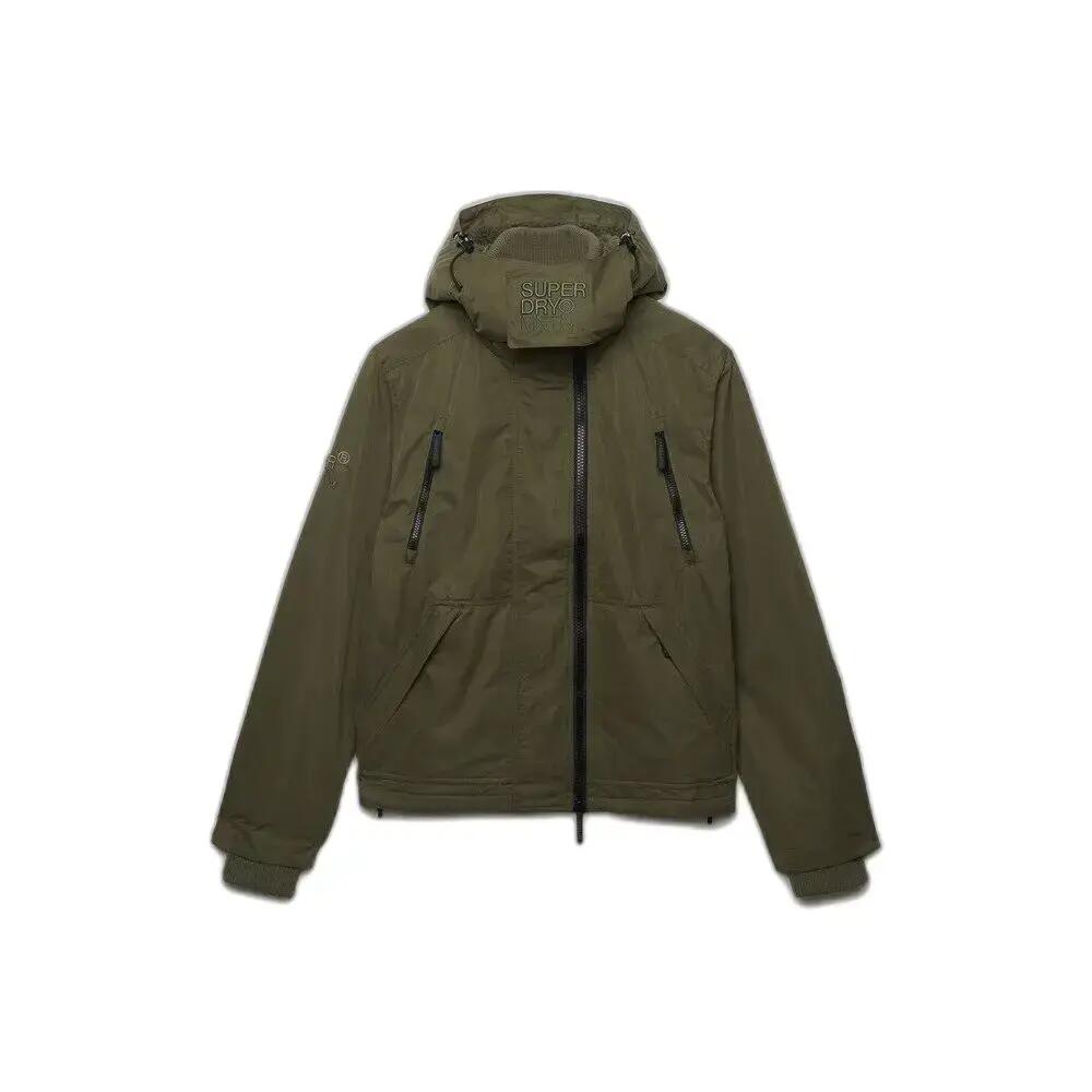 Hooded microfibre windbreaker Superdry Arctic