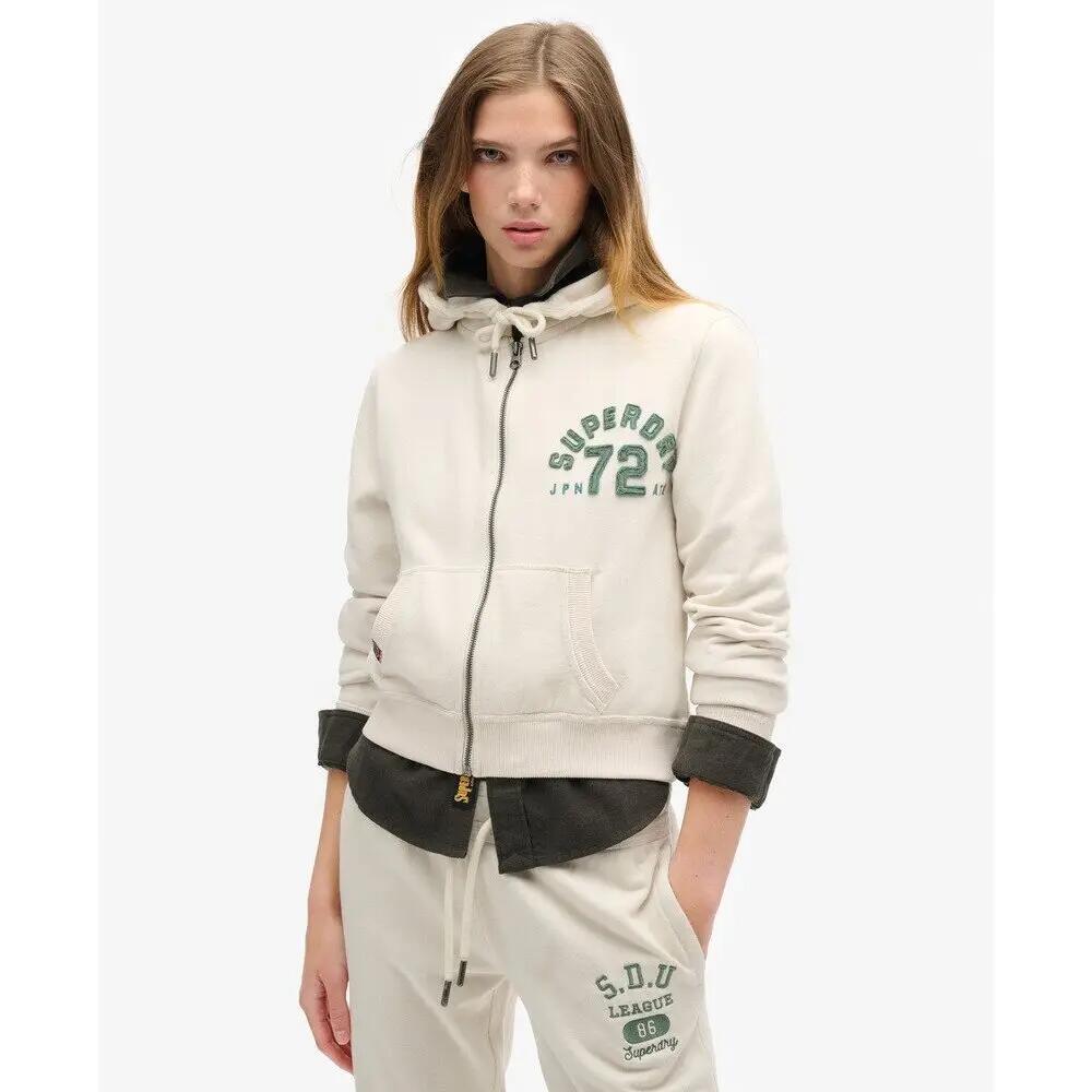 Felpa con cerniera da donna Superdry Athletic Essentials 2/6