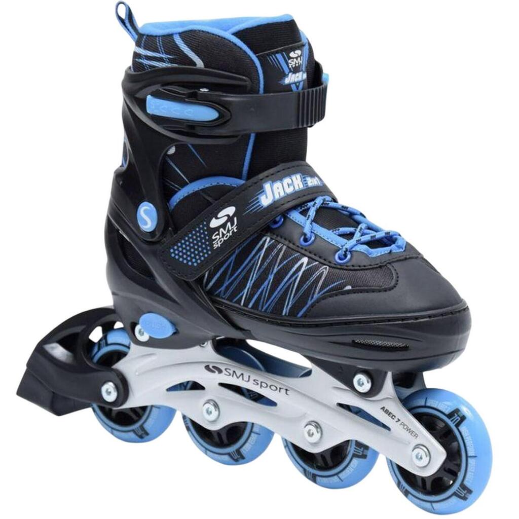 Childrens/Kids Jack 2in1 Inline Roller Skates (Black/Blue)