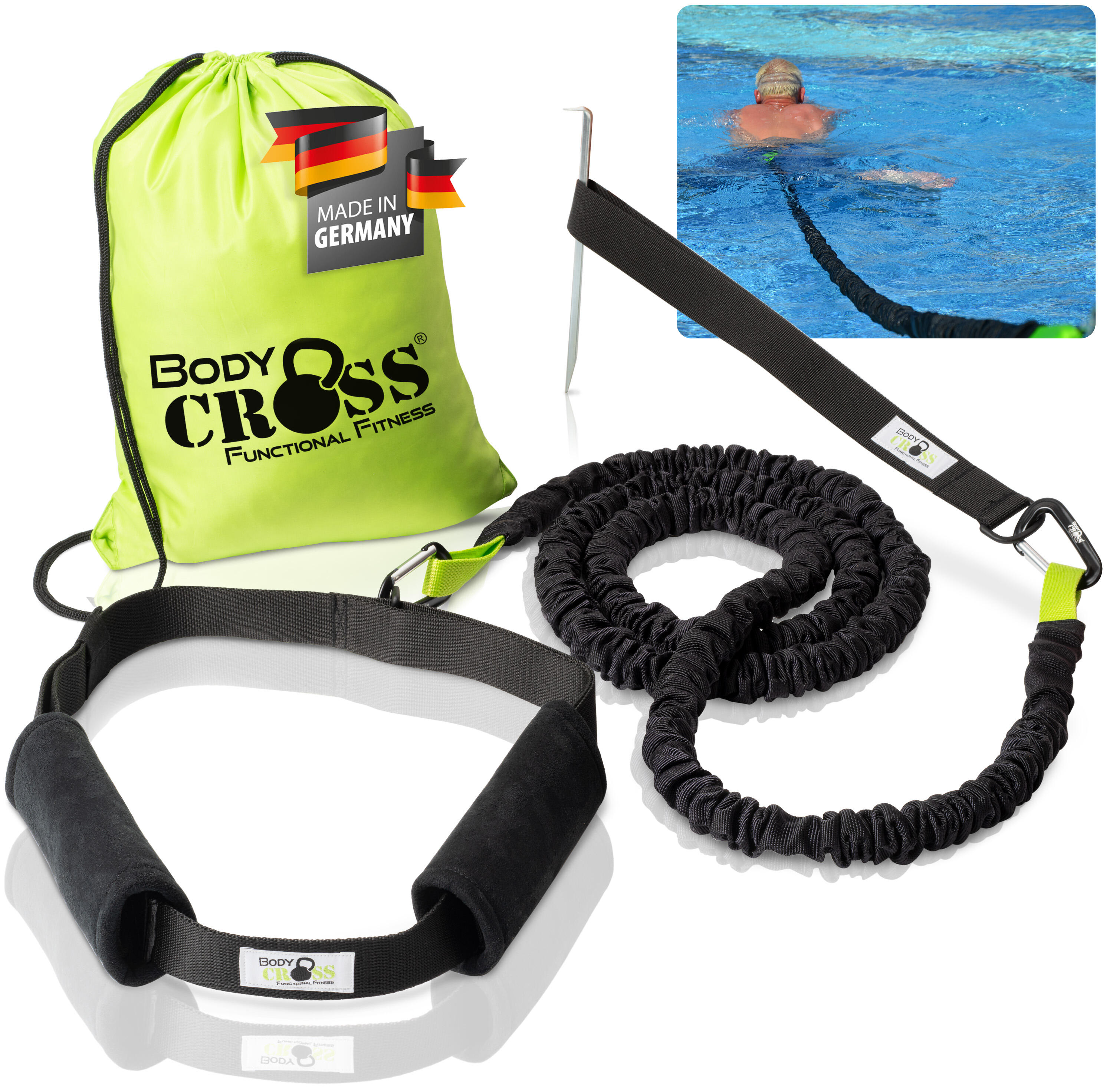 BodyCROSS® Schwimmtrainer - Das Original aus Deutschland 1/8