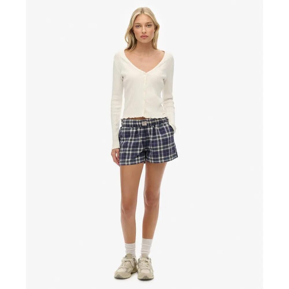 Fascia elastico in cotone a quadri donna Superdry 2/6