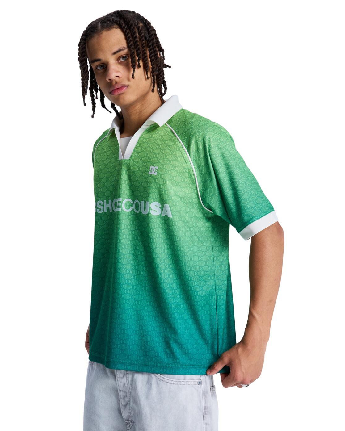 Camiseta de Fútbol DC SOCCER Verde Hombre 3/4