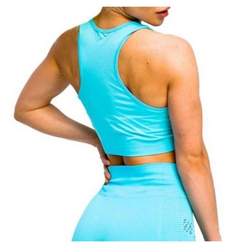 Reggiseno Sportivo Spiaggia Donna Gym Hero Venice Blu 2/2