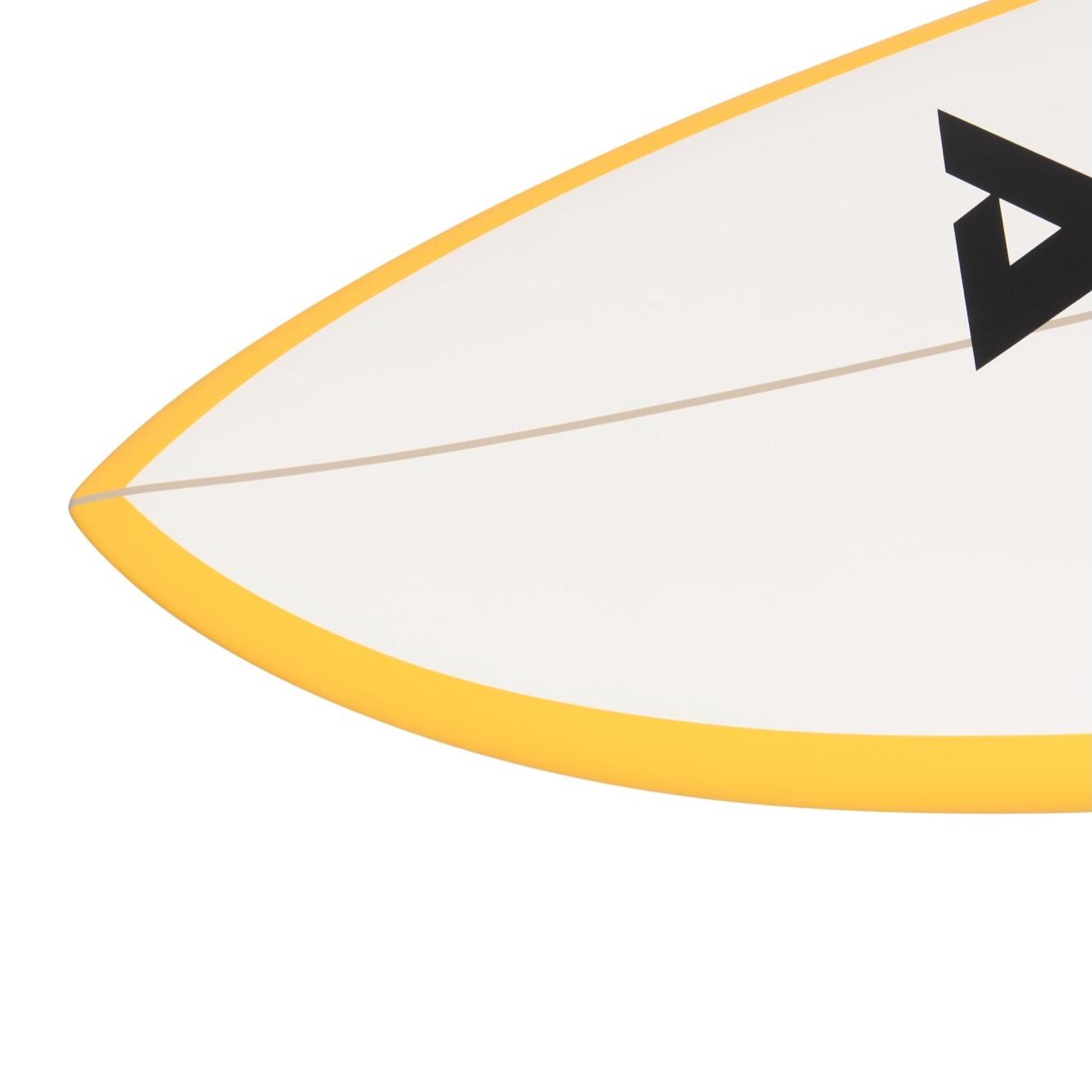 Victory Surfboards - Long Fish 7'2 - Epoxy - Futures - Matt Yellow / White 5/5