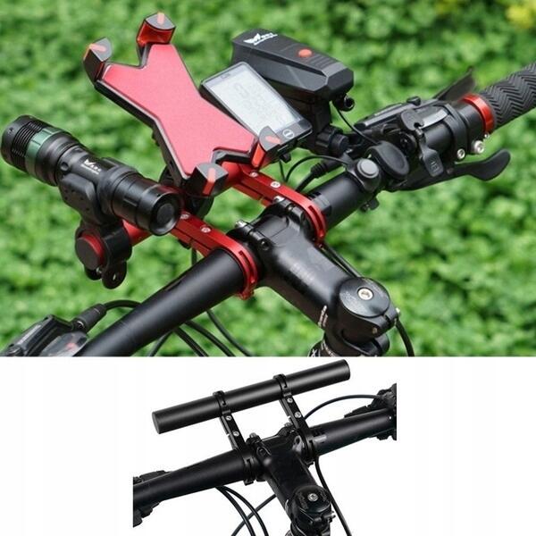 Extensie ghidon biciclete/trotinete, pentru suport telefon, far sau pedometru