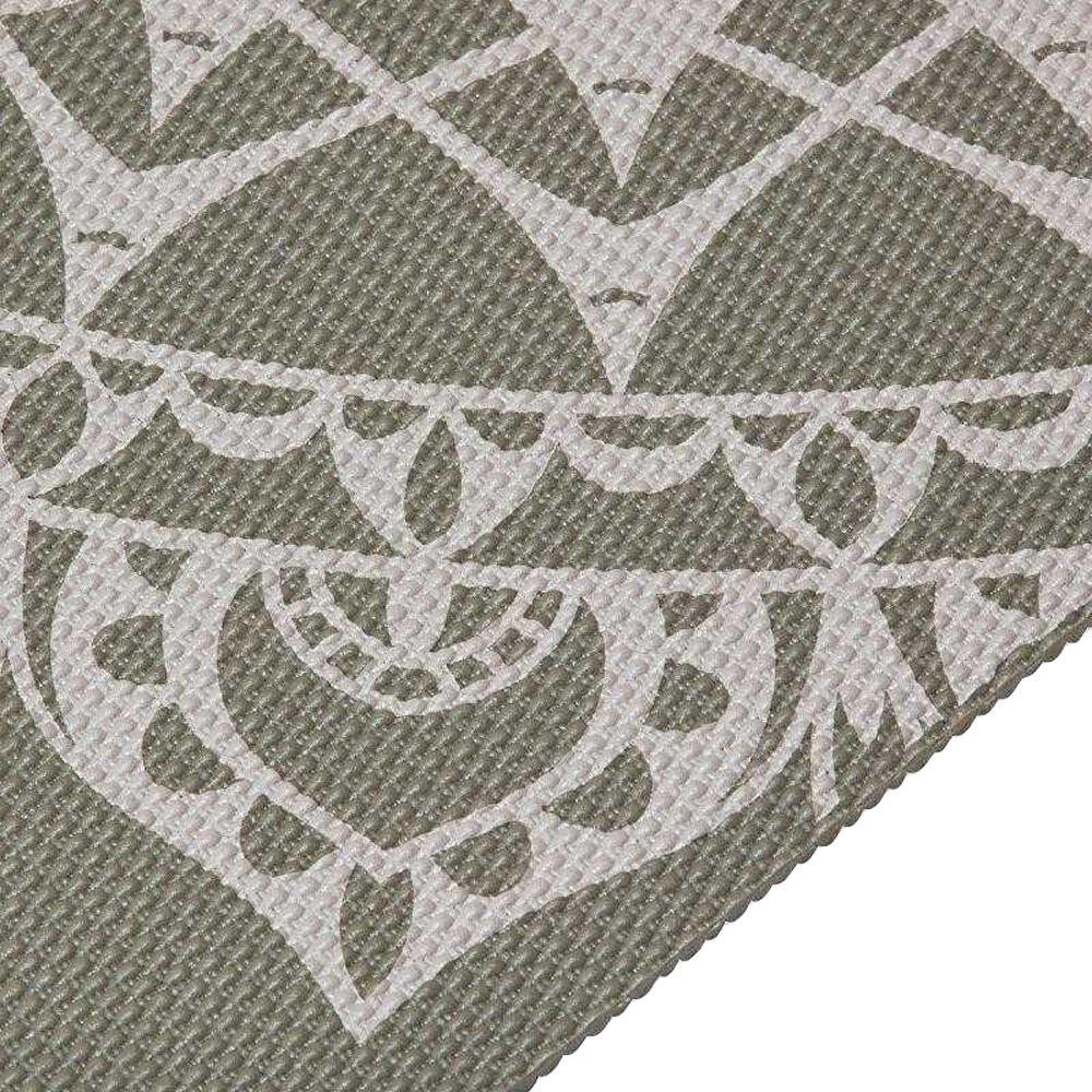 Tapis De Yoga Motif/style Marrakech (Vert) Taille unique 4/4