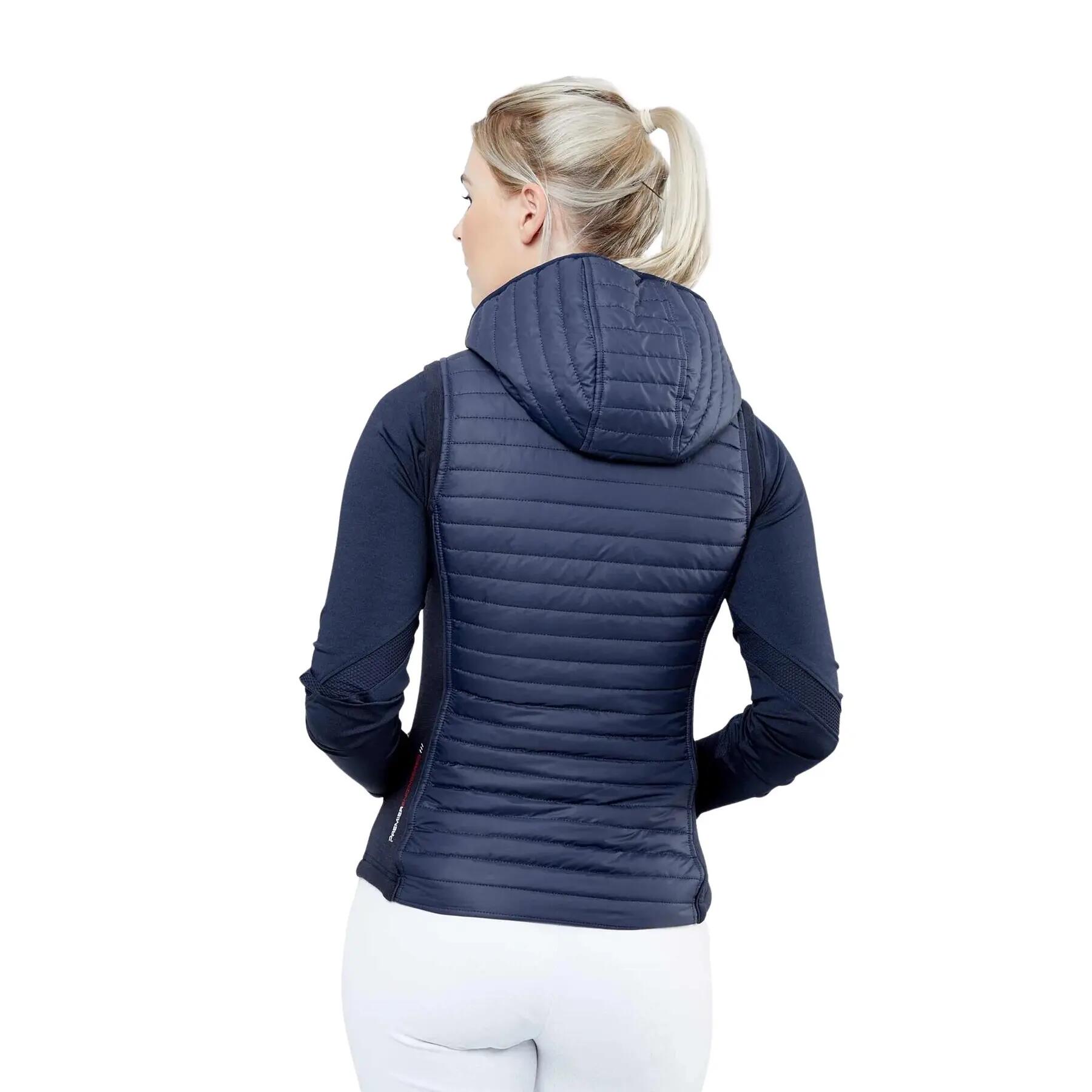 Doudoune sans manche technique hybride femme Premier Equine Lamera 2/4