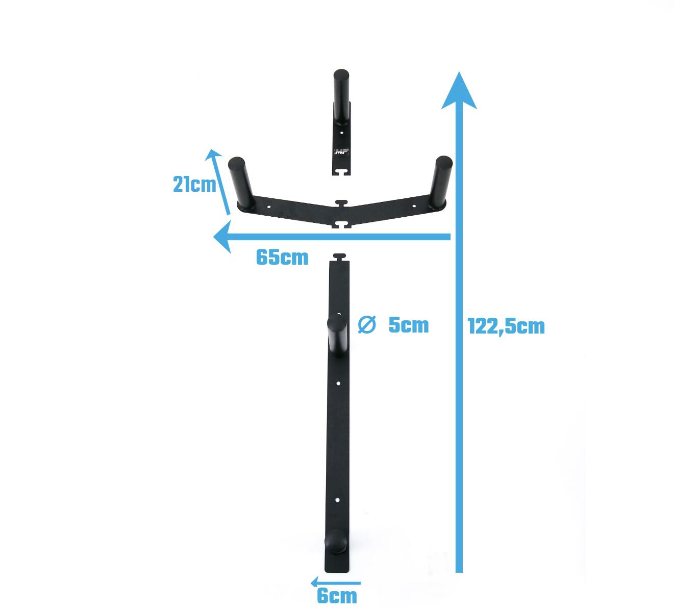 Muscle Power MP3050-side Opbergbeugel H. schijven zijstuk Wall Line wandmodel 7/7