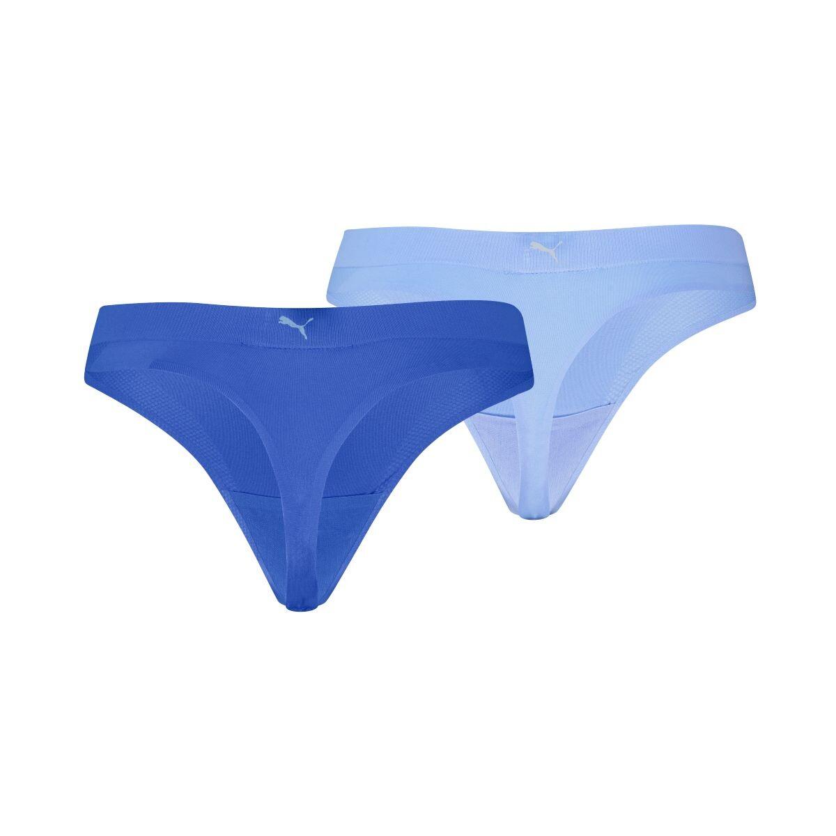 Puma String de Sport Femme 3D Knit Lot de 2 Bleu 1/6