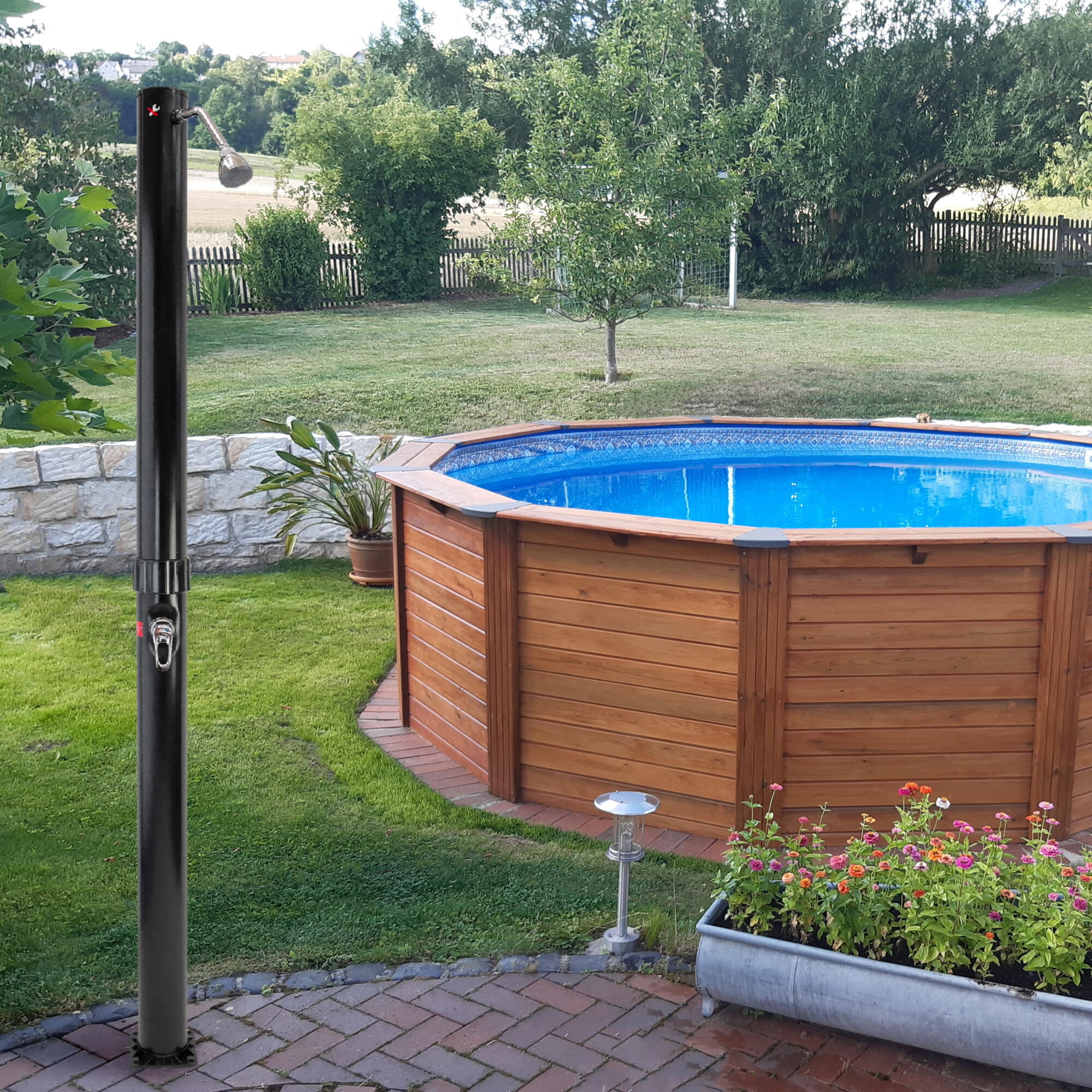Solardusche 20l 2-teilig 3/7