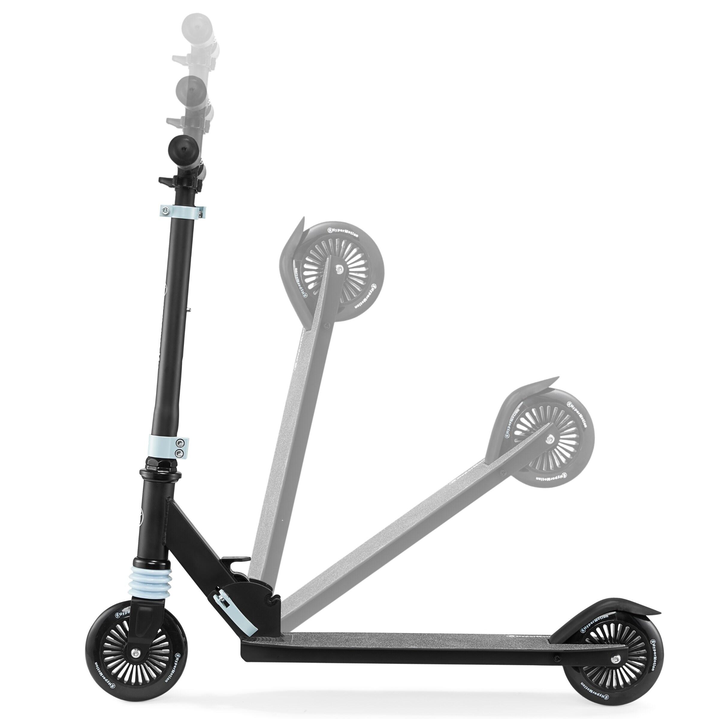 Trotinete Dobrável Wally Preto Suspensão Rodas 125mm ABEC-7 Máx 40kg EN71 2/7