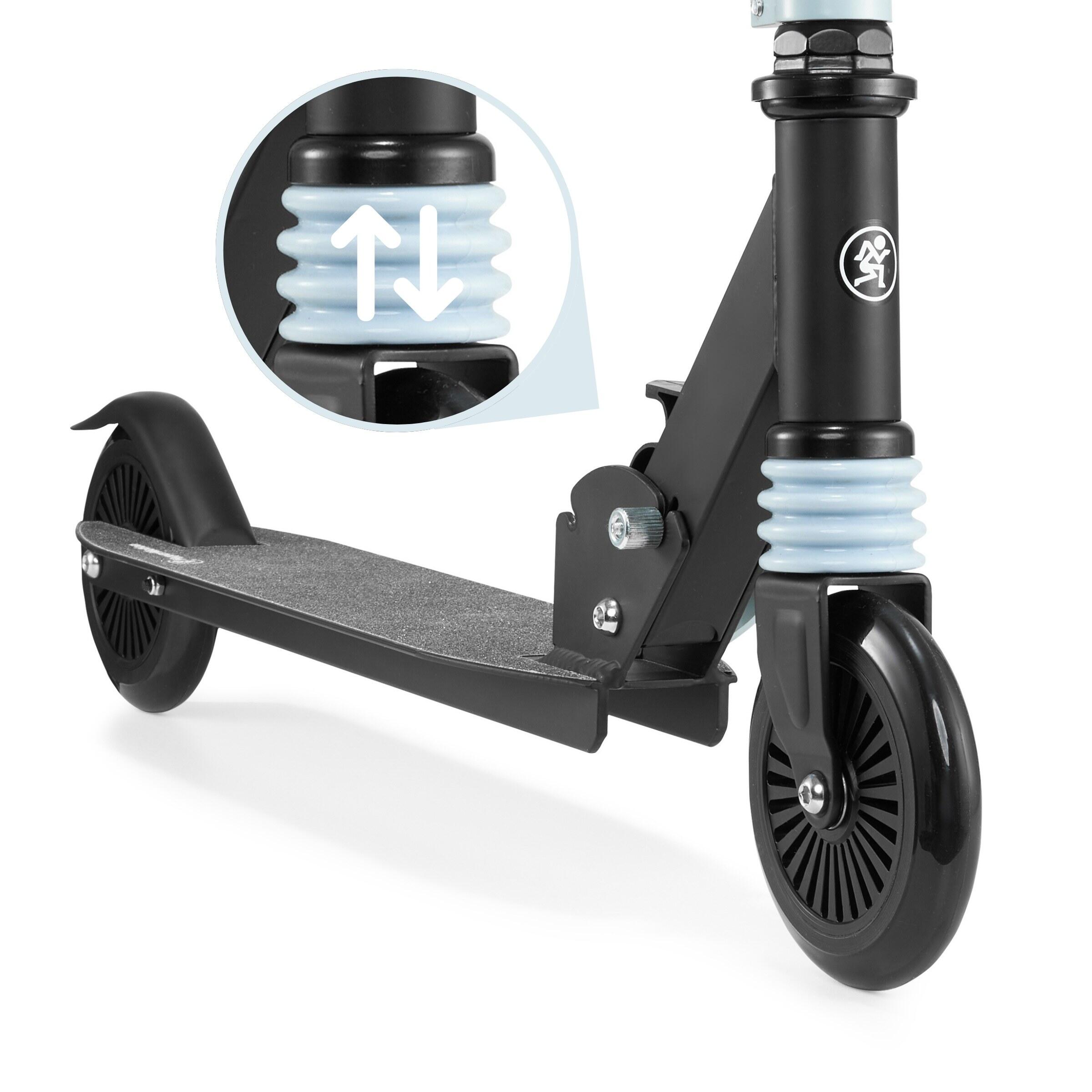 Trotinete Dobrável Wally Preto Suspensão Rodas 125mm ABEC-7 Máx 40kg EN71 4/7