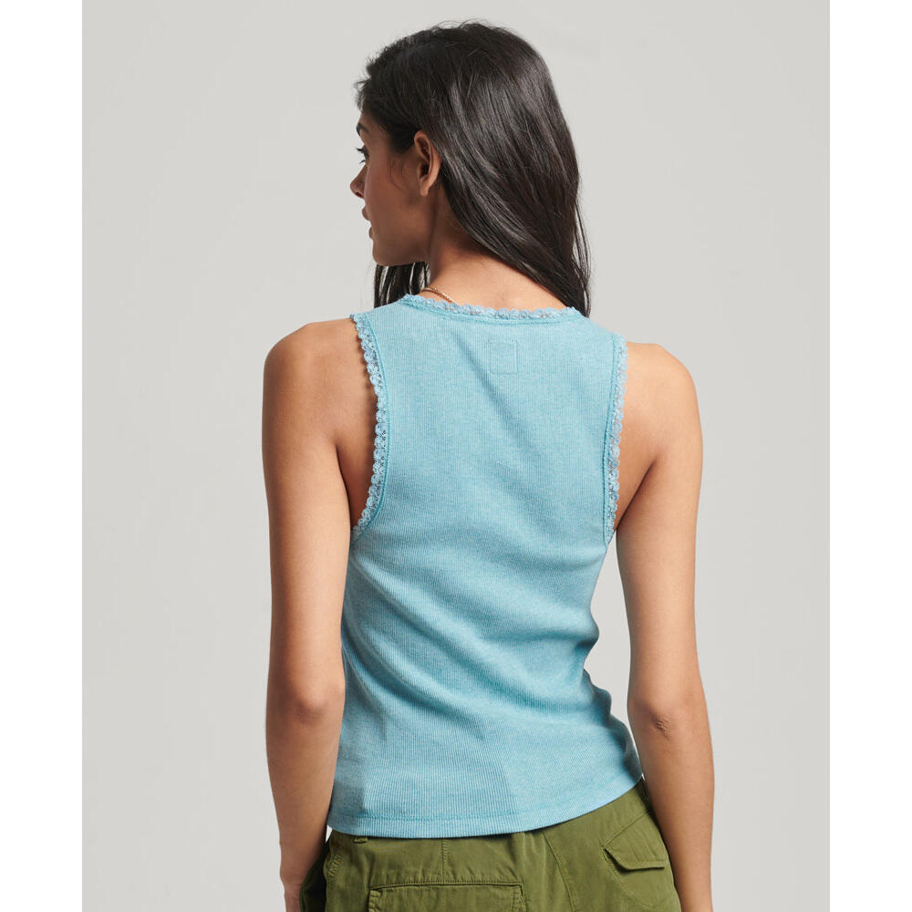 Débardeur avec liseré en dentelle femme Superdry 3/4