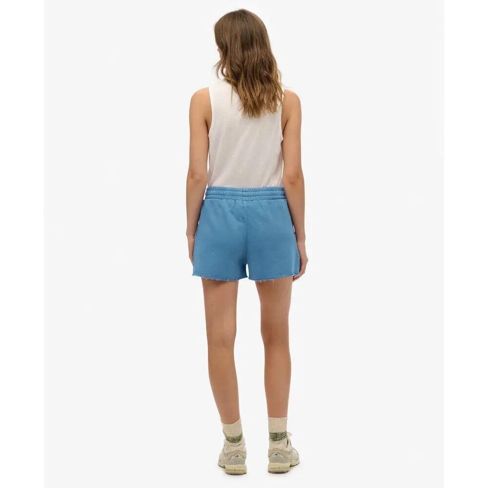 Shorts con logo tinta garzata essenziale donna Superdry 5/6